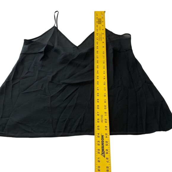 Lauren Ralph Lauren Floral Blouse Top Sheer Black Career Whimsygoth Womens 1X - Picture 12 of 15